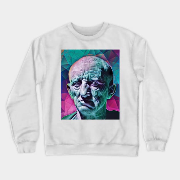 Cato the Elder Portrait | Cato the Elder Artwork 4 Crewneck Sweatshirt by JustLit